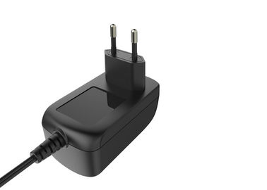 قیمت خوب 24V 1A Black اتحادیه اروپا پلاگین جهانی منبع تغذیه سوئیچ با CE GS LVD گواهی آنلاین