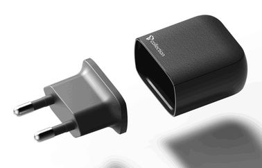 قیمت خوب شارژر سیاه و سفید سریع با دو پورت USB 5V 1A / 2.1A / 2.4A برای بازار کره جنوبی آنلاین