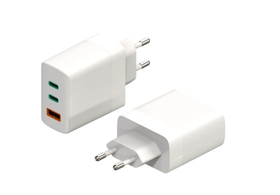 قیمت خوب شارژر موبایل سریع 5V2.4A / 5V3.0A با EU KC US پلاگ سفید آنلاین