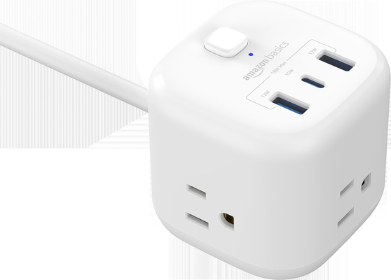 قیمت خوب سه پورت USB 18W Max Smart Power Strips با سوکت AC 125V10A 1250W آنلاین